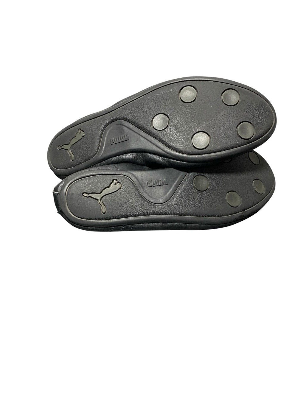 Puma Y2K Women Black Leather Ballet Flats Sz-6.5 - Picture 6 of 6
